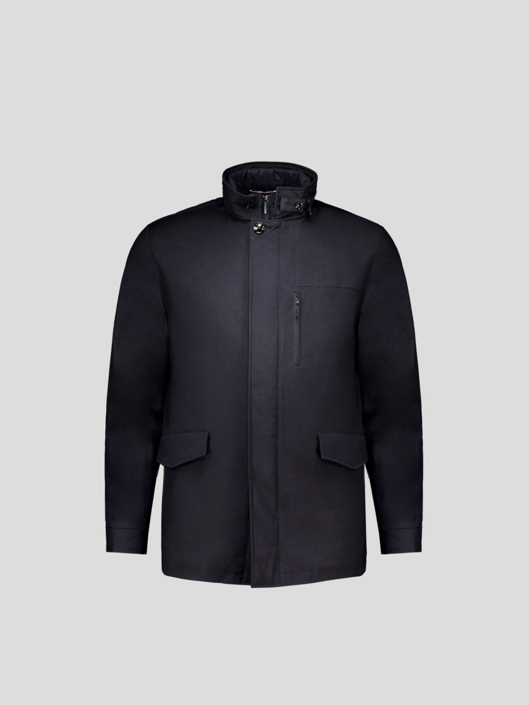 Parka Demi-Saison Multipoches Grande Taille Marine