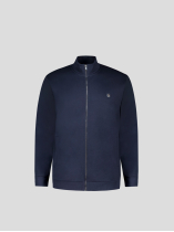 Haut de Survétement Zippé Grande Taille Marine