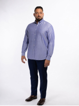 Chemise Oxford Grande Taille Bleue