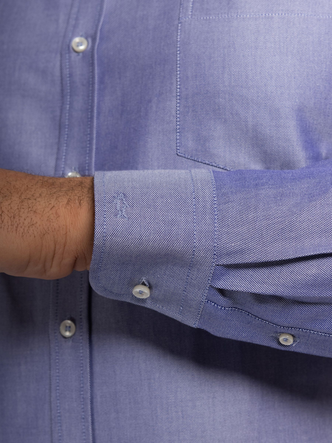 Chemise Oxford Grande Taille Bleue