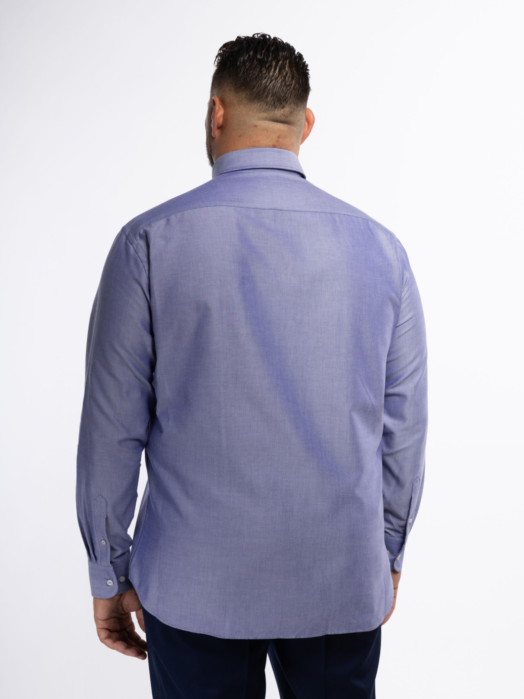 Chemise Oxford Grande Taille Bleue