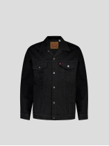 Blouson en Jean Grande Taille Noir