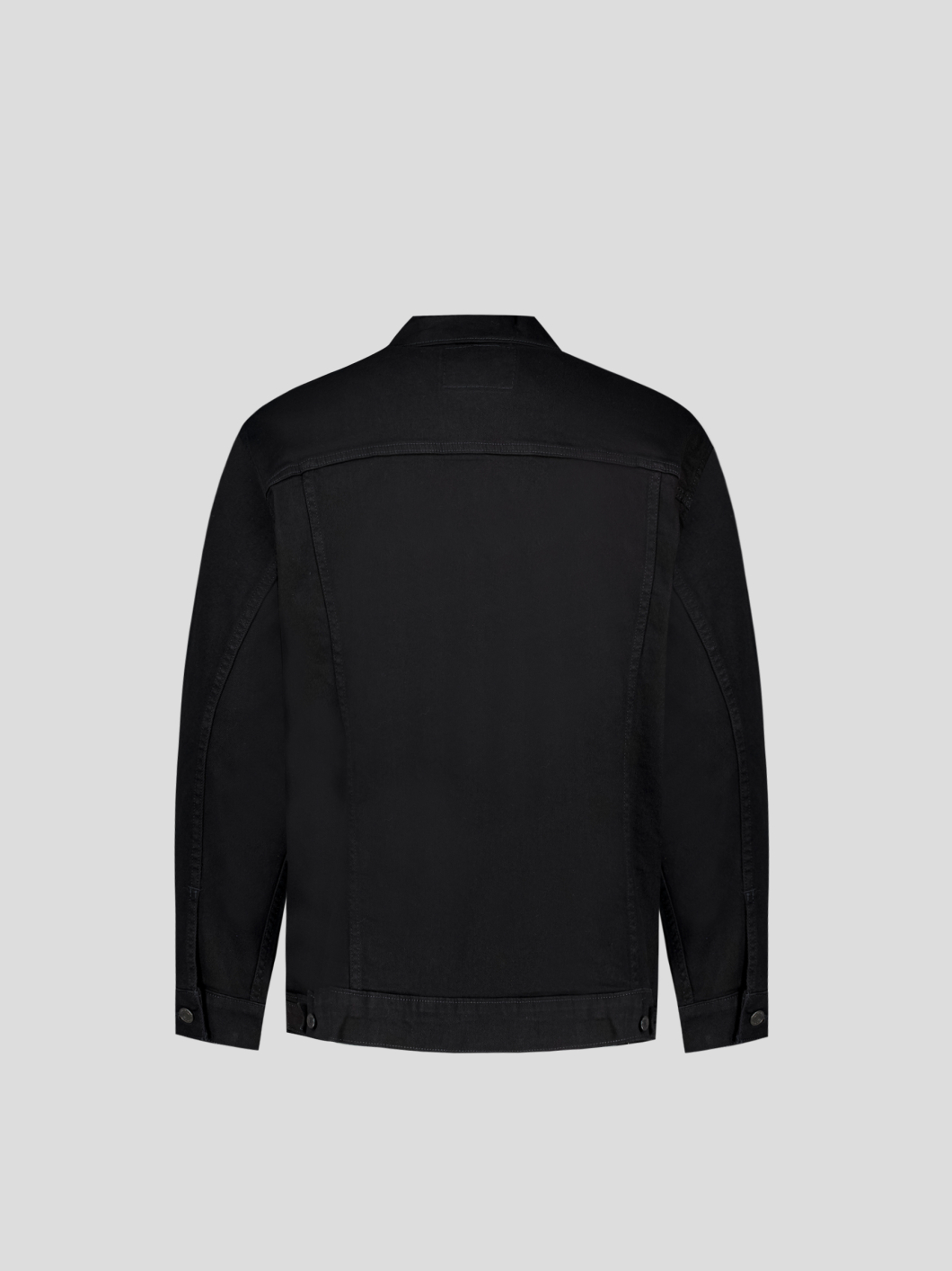 Blouson en Jean Grande Taille Noir