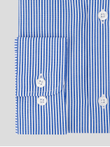 Chemise Leo Rayée Grande Taille Bleu