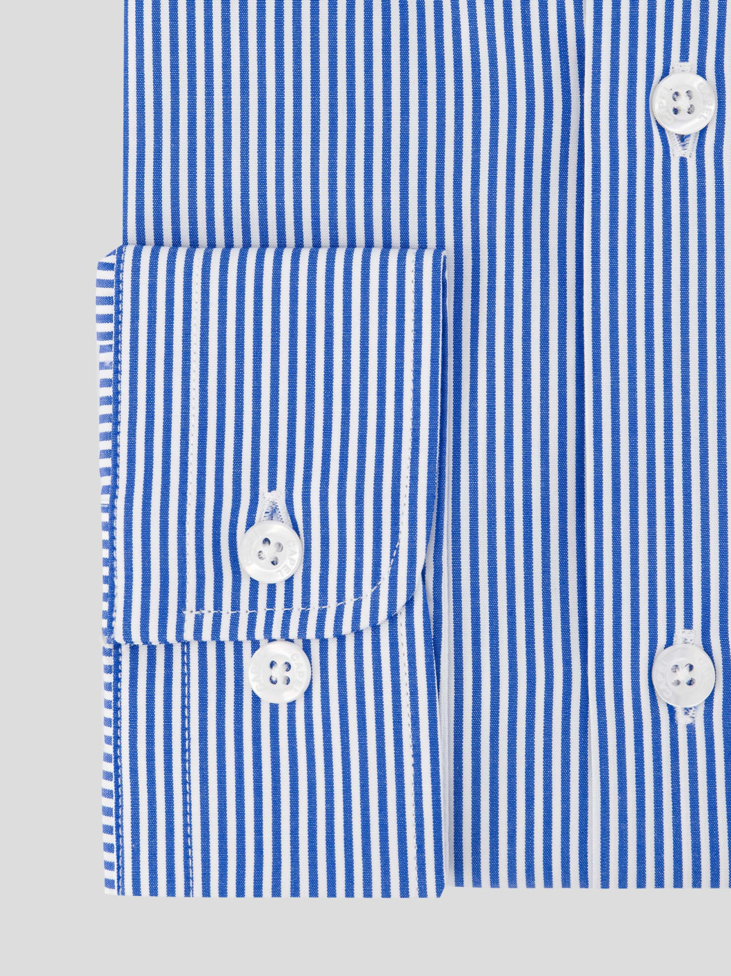 Chemise Leo Rayée Grande Taille Bleu