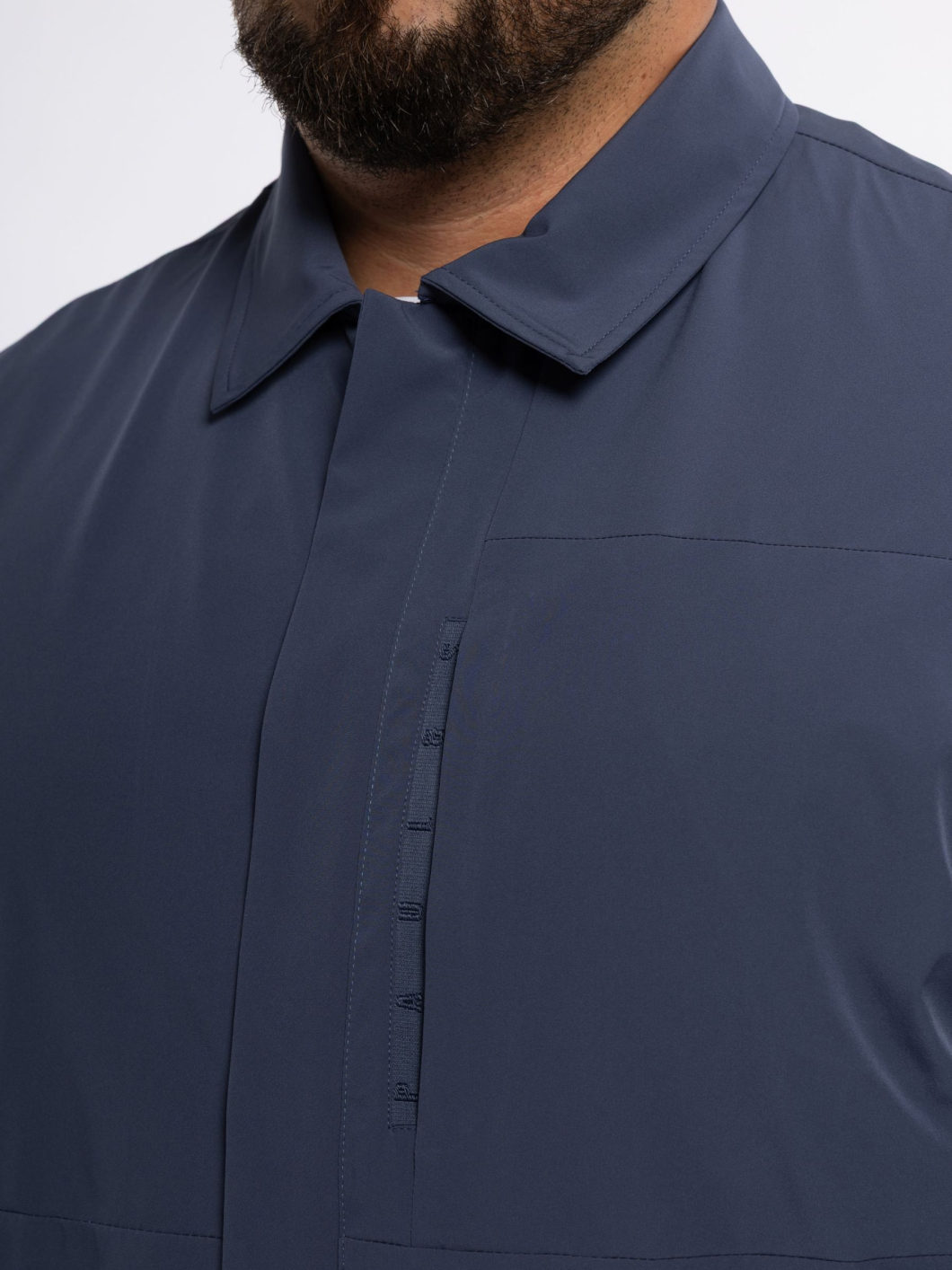 Blouson Zippé Typhoon Grande Taille Bleu