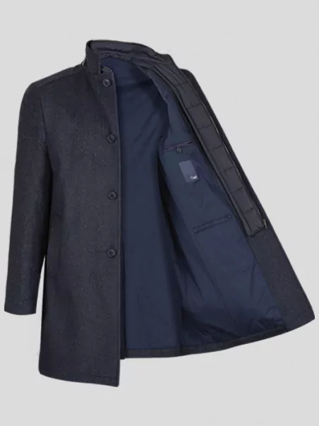 manteau laine homme grande taille