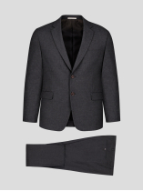 Costume Faux Uni Grande Taille Anthracite