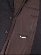 Costume Faux Uni Grande Taille Anthracite