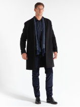 Manteau Uni Capel Paris Hommes Grande Taille