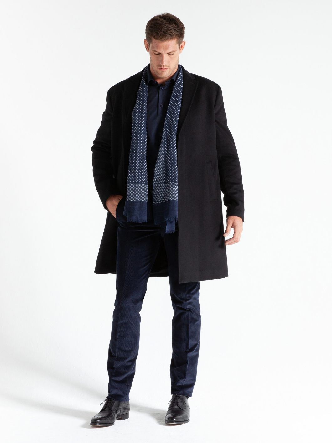 Manteau Uni Capel Paris Hommes Grande Taille