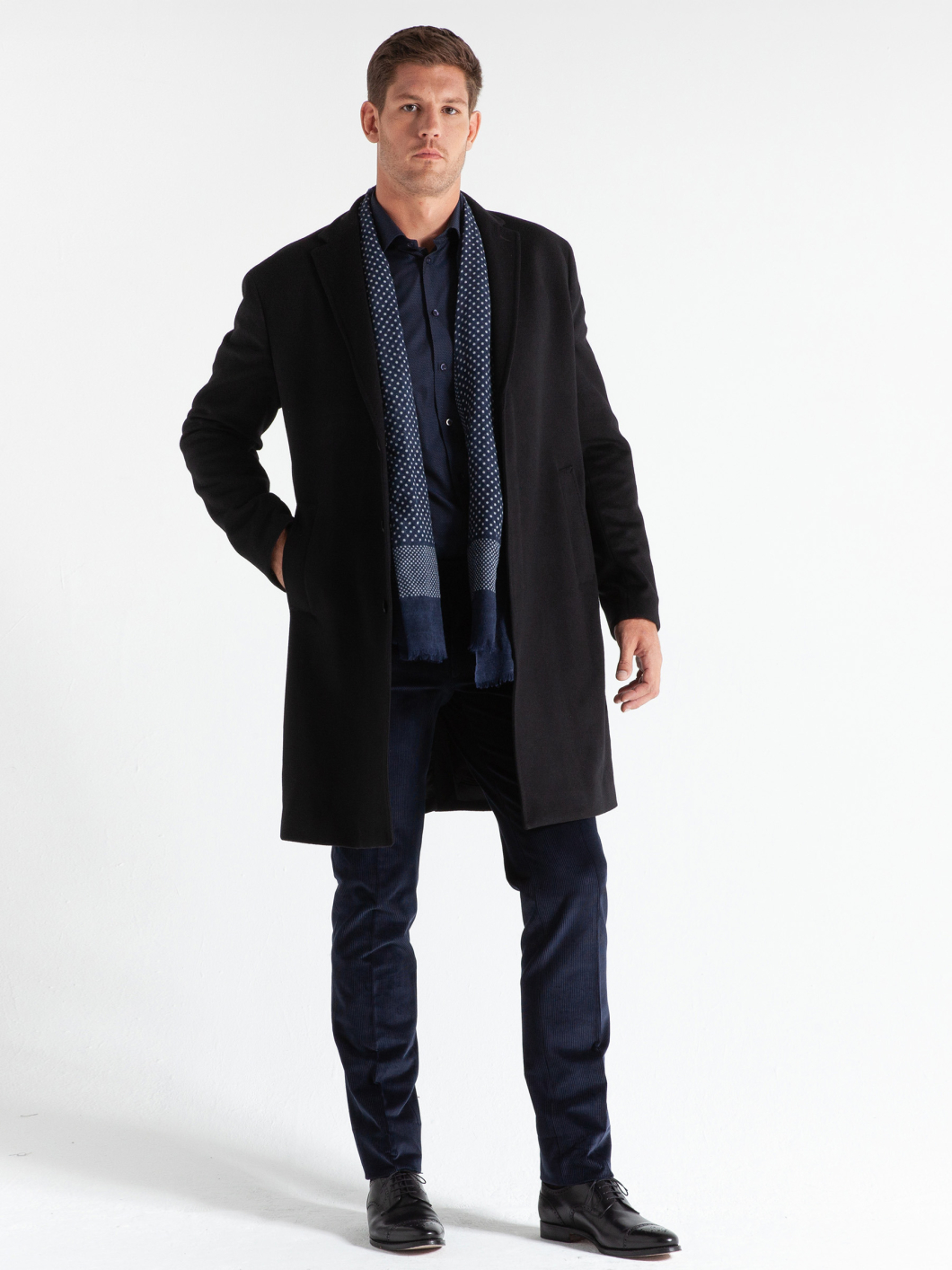 Manteau Uni Capel Paris Hommes Grande Taille