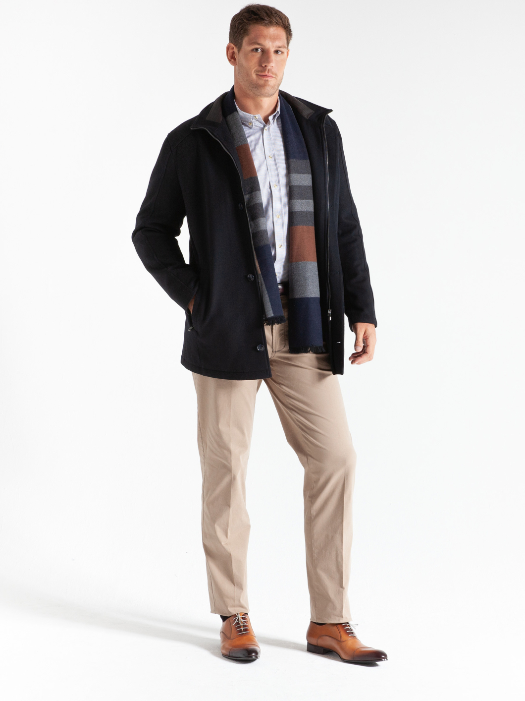Parka Drap De Laine Capel Hommes Grande Taille