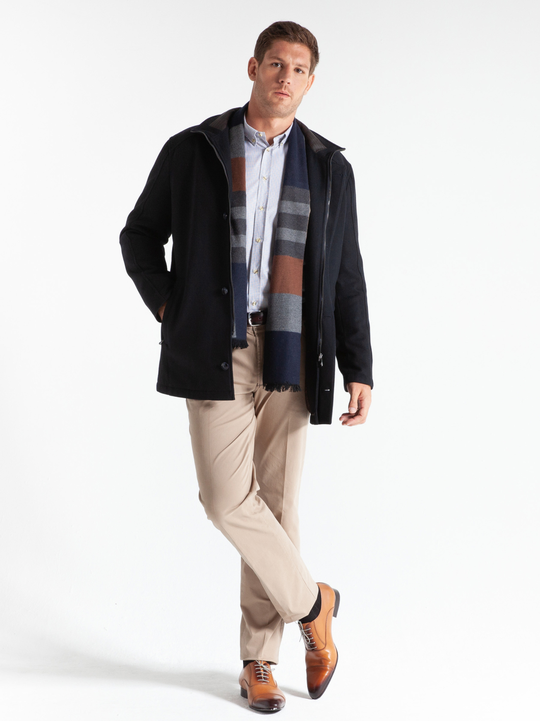 Parka Drap De Laine Capel Hommes Grande Taille