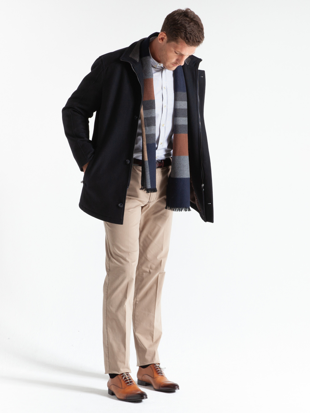 Parka Drap De Laine Capel Hommes Grande Taille