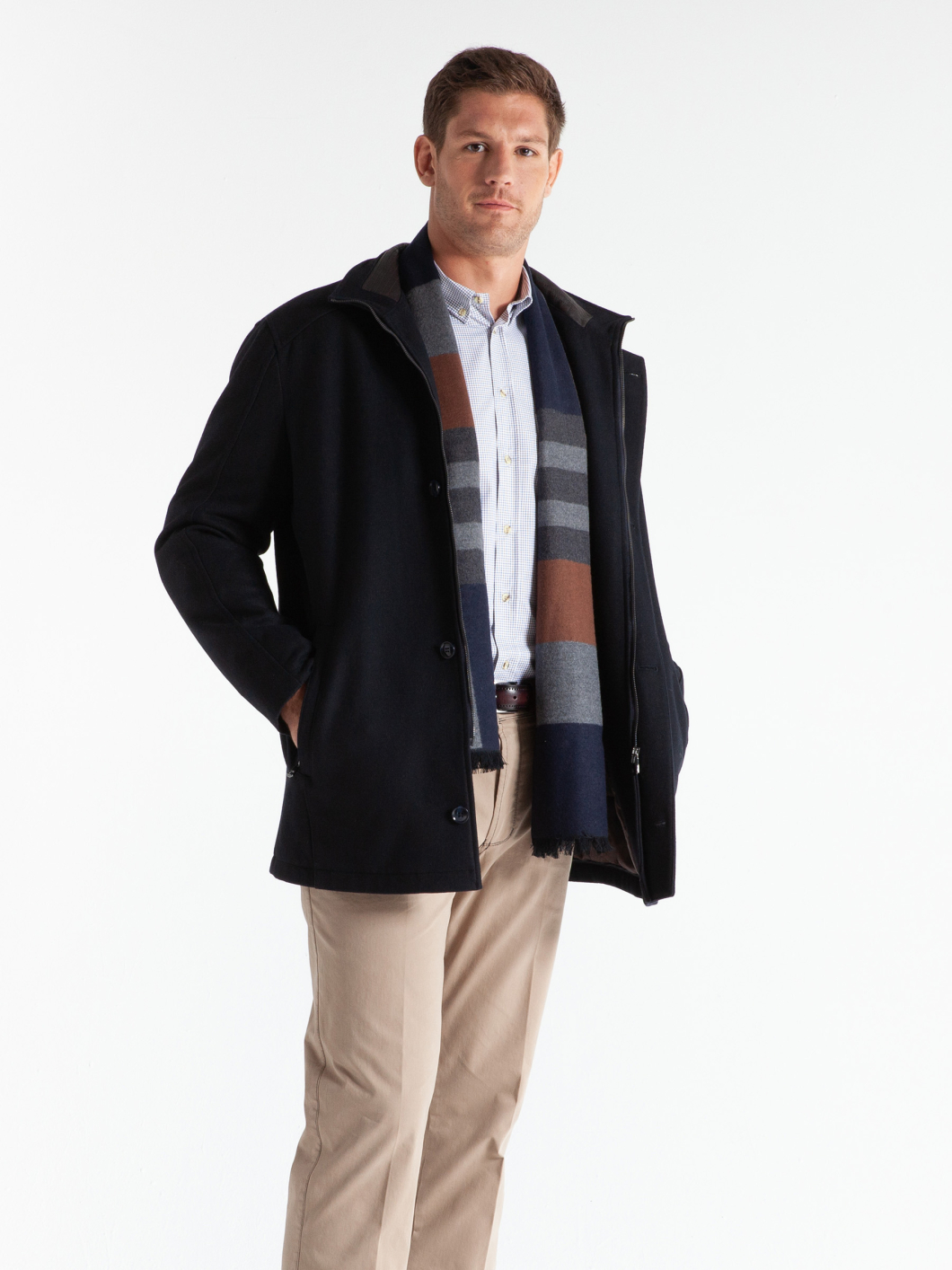 Parka Drap De Laine Capel Hommes Grande Taille