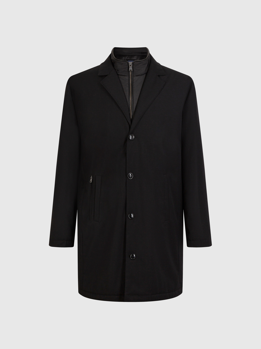 Parka Noir Capel Paris Homme Grande Taille