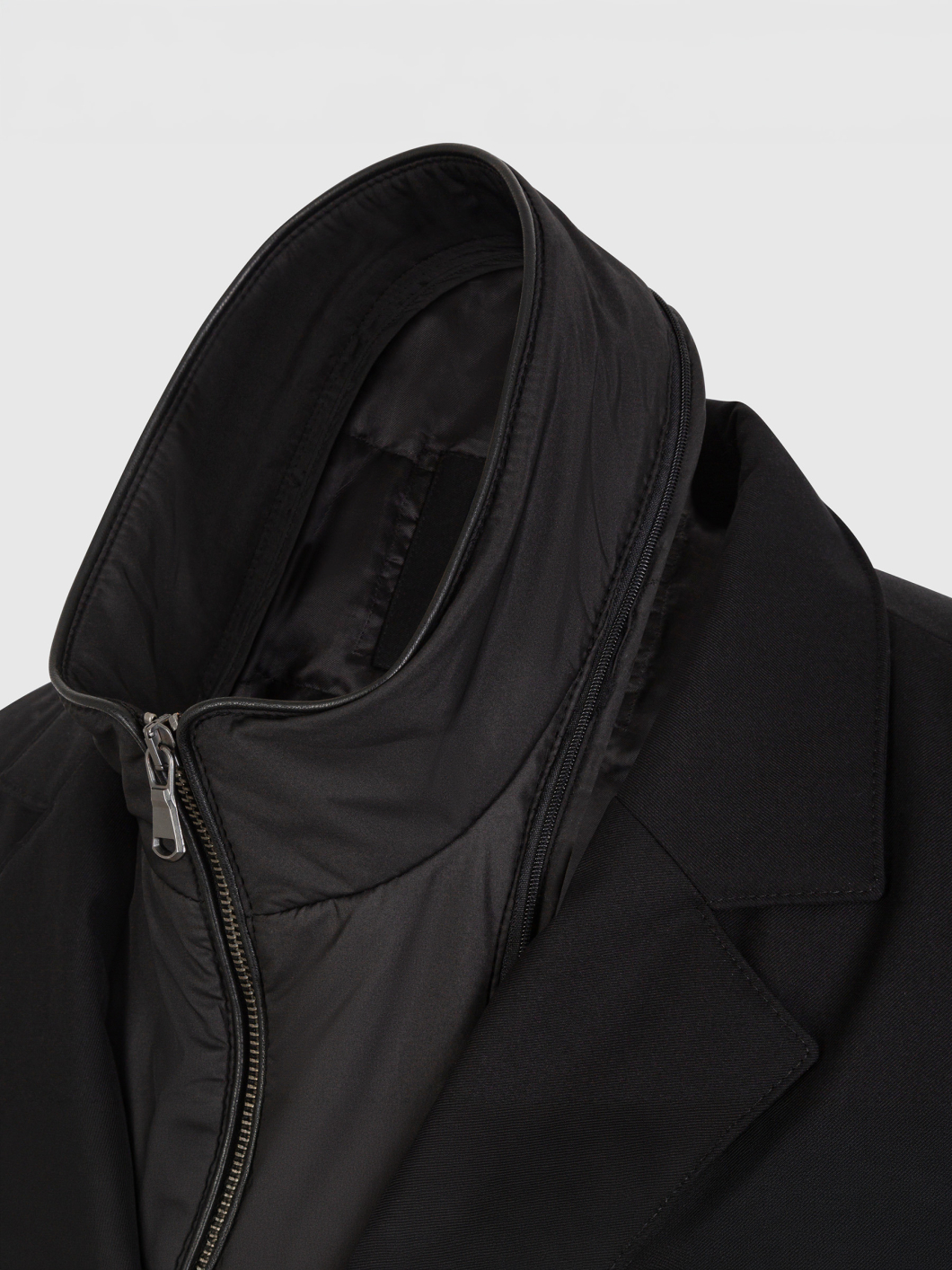 Parka Noir Capel Paris Homme Grande Taille