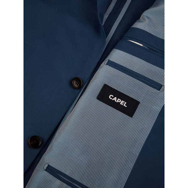 Costume Complet Faux-Uni Grande Taille Bleu Indigo