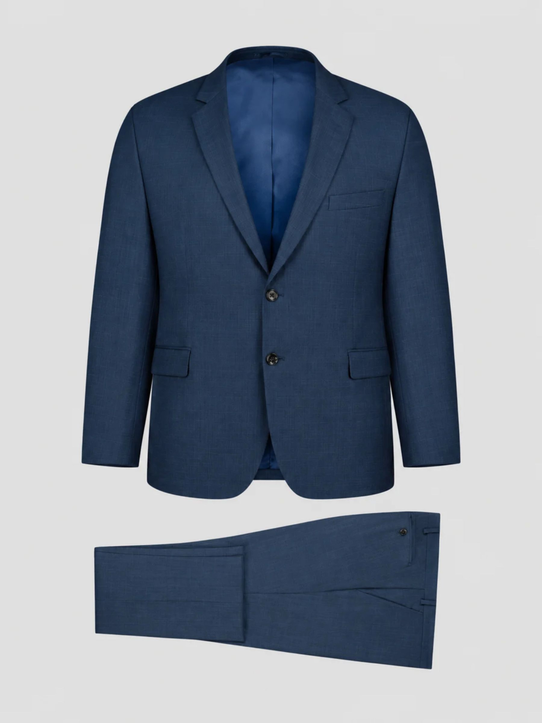Costume Complet Faux-Uni Grande Taille Bleu Indigo