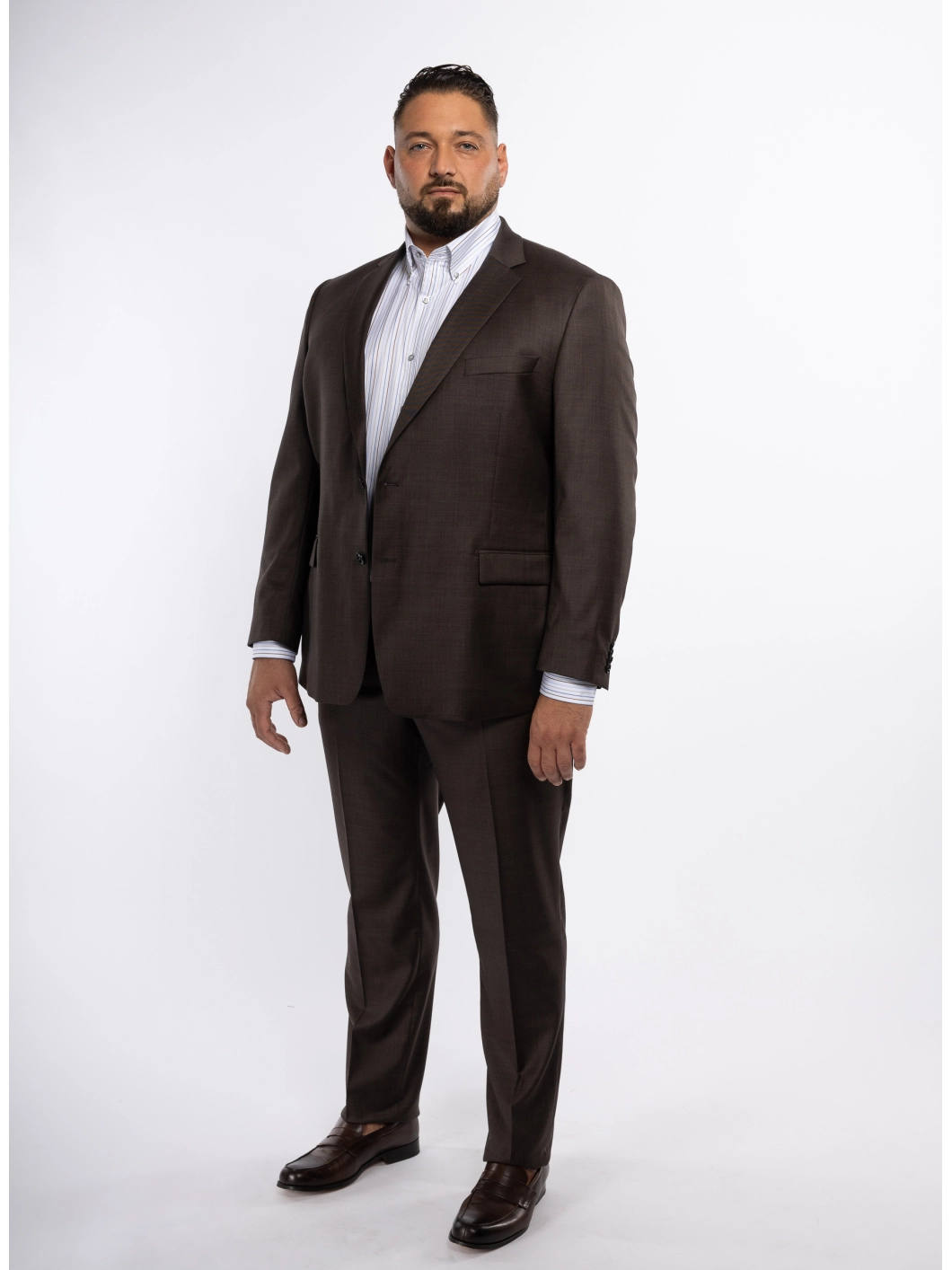 Costume Complet Faux Uni Grande Taille Marron