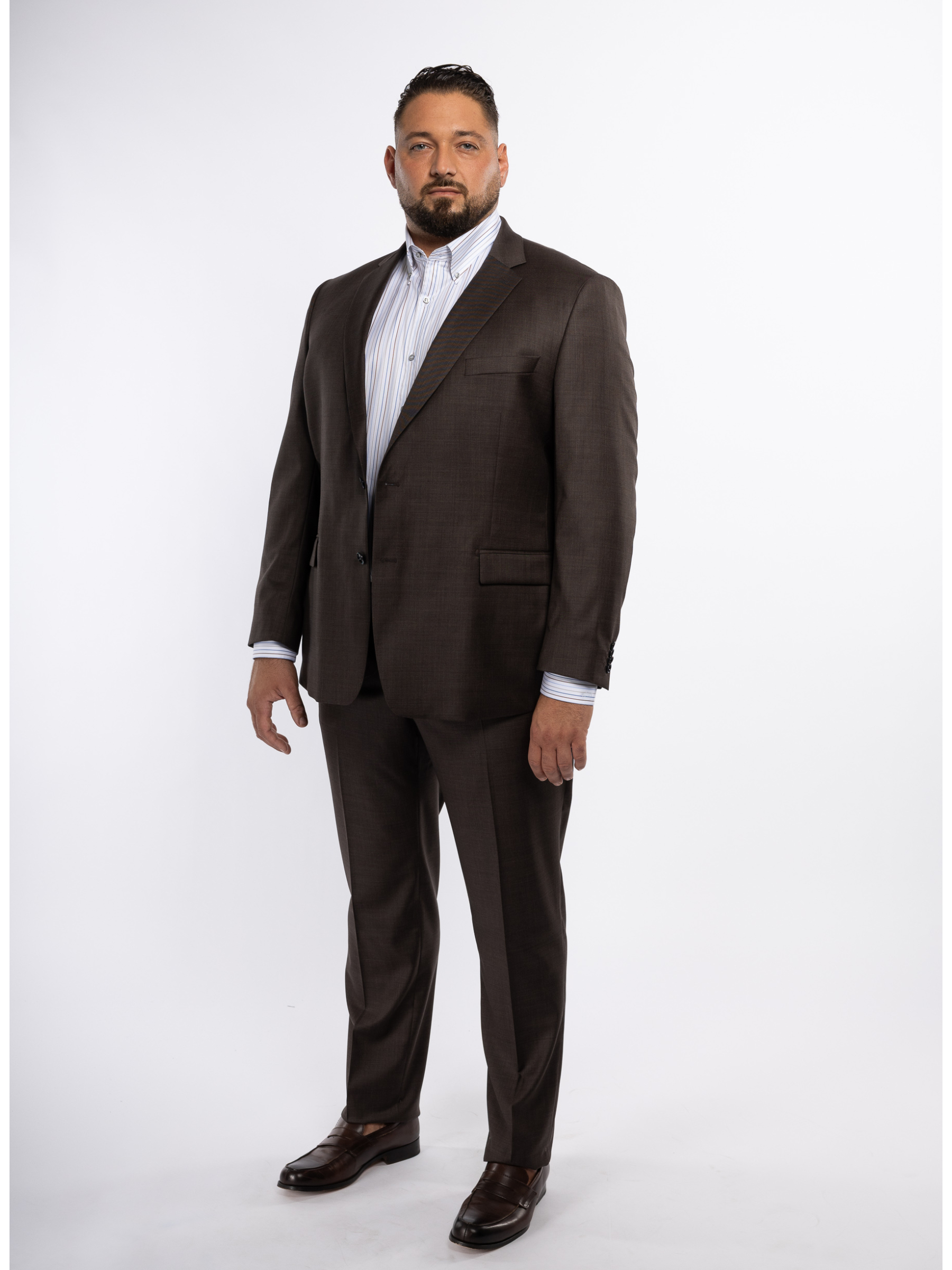 Costume Complet Faux Uni Grande Taille Marron