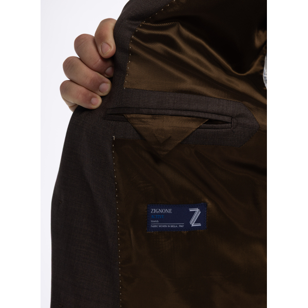 Costume Complet Faux Uni Grande Taille Marron