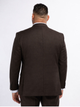 Costume Complet Faux Uni Grande Taille Marron