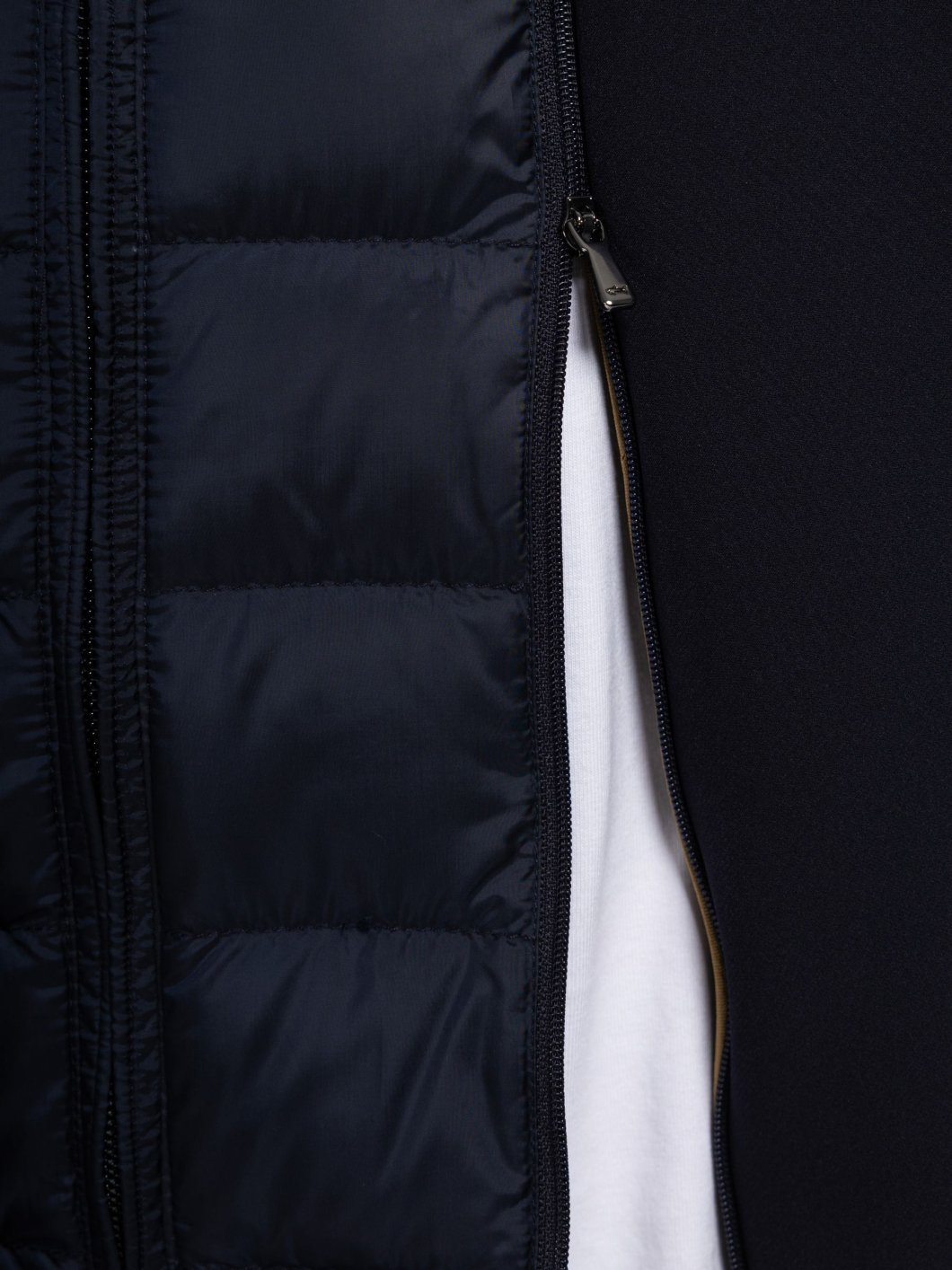 Veste Chemise avec Capuche Amovible Grande Taille Marine
