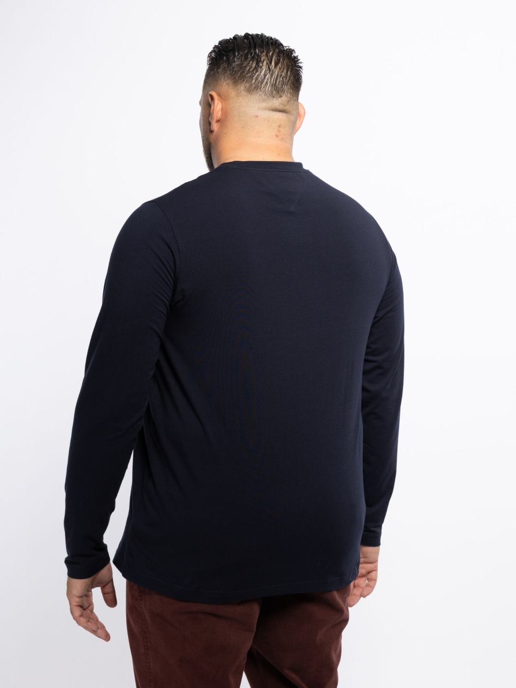 Tee-Shirt Manches Longues Grande Taille Marine