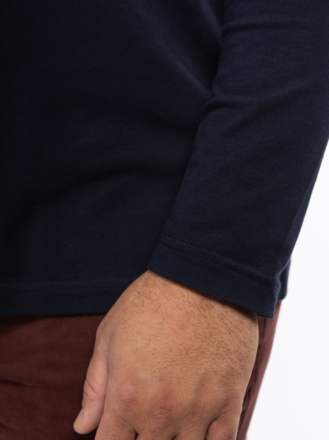 Tee-Shirt Manches Longues Grande Taille Marine