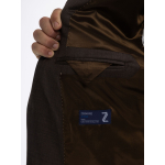 Veste Faux Uni Grande Taille Marron