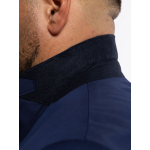 Veste en Gabardine de Laine Grande Taille Marine