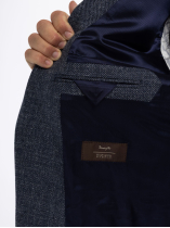 Veste Nattée Grande Taille Bleue