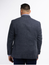 Veste Nattée Grande Taille Bleue