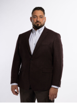 Veste Nattée Grande Taille Bordeaux