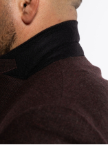 Veste Nattée Grande Taille Bordeaux