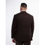 Veste Nattée Grande Taille Bordeaux