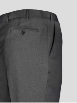 Pantalon de costume gris anthracite séparable grande taille | Capel