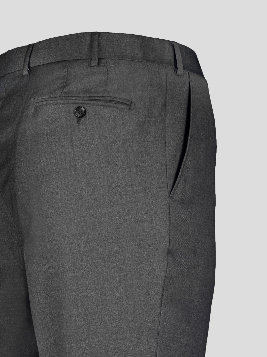 Pantalon de costume gris anthracite séparable grande taille | Capel