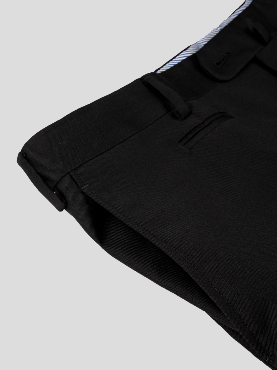 Pantalon de costume séparable noir homme grande taille | Capel