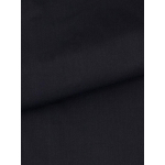 Chemise noire business 100% coton double retors homme grande taille | Capel