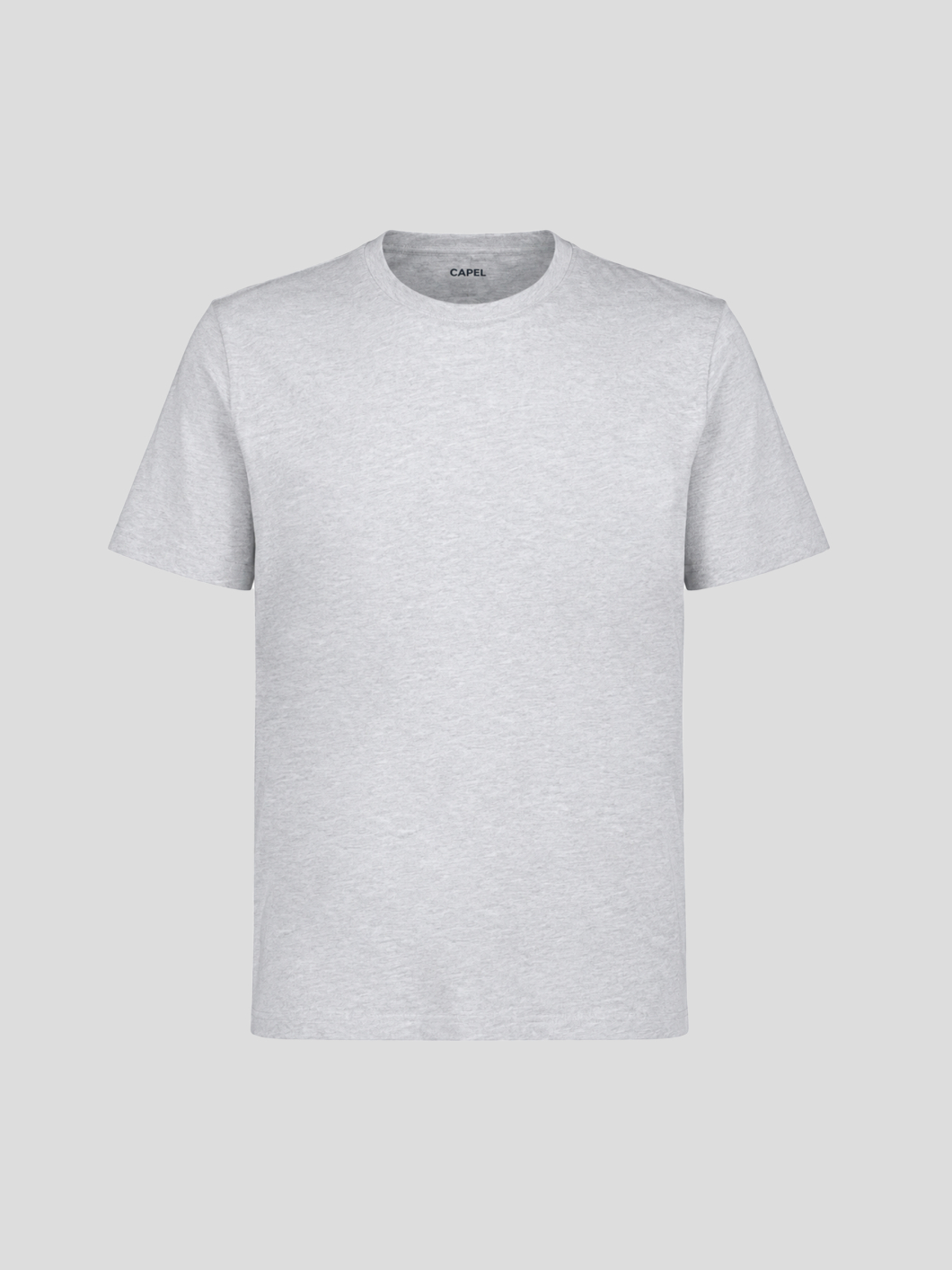 Tee-shirt Louis Gris Col Rond Capel Grande Taille  homme grande taille - Capelstore