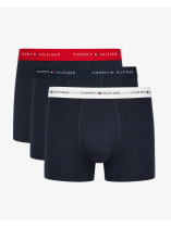 Boîte 3 Boxers Ceinture de Couleur Grande Taille Marine