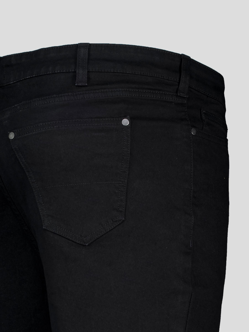 Jean Blaise Noir 5 Poches Capel Grande Taille noir homme grande taille - Capelstore