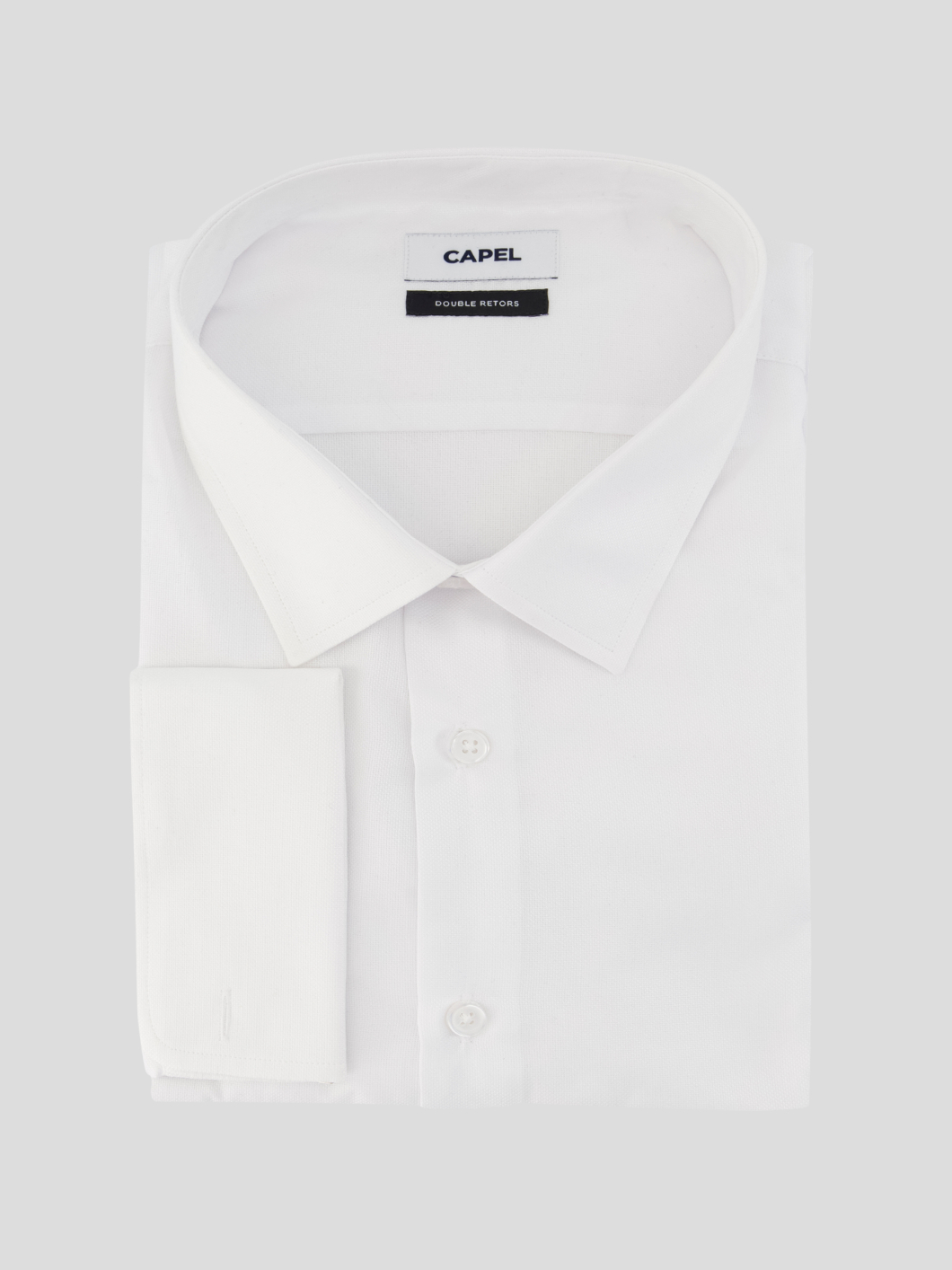 Chemise Double Retors Monaco Capel Grande Taille blanc homme grande taille - Capelstore
