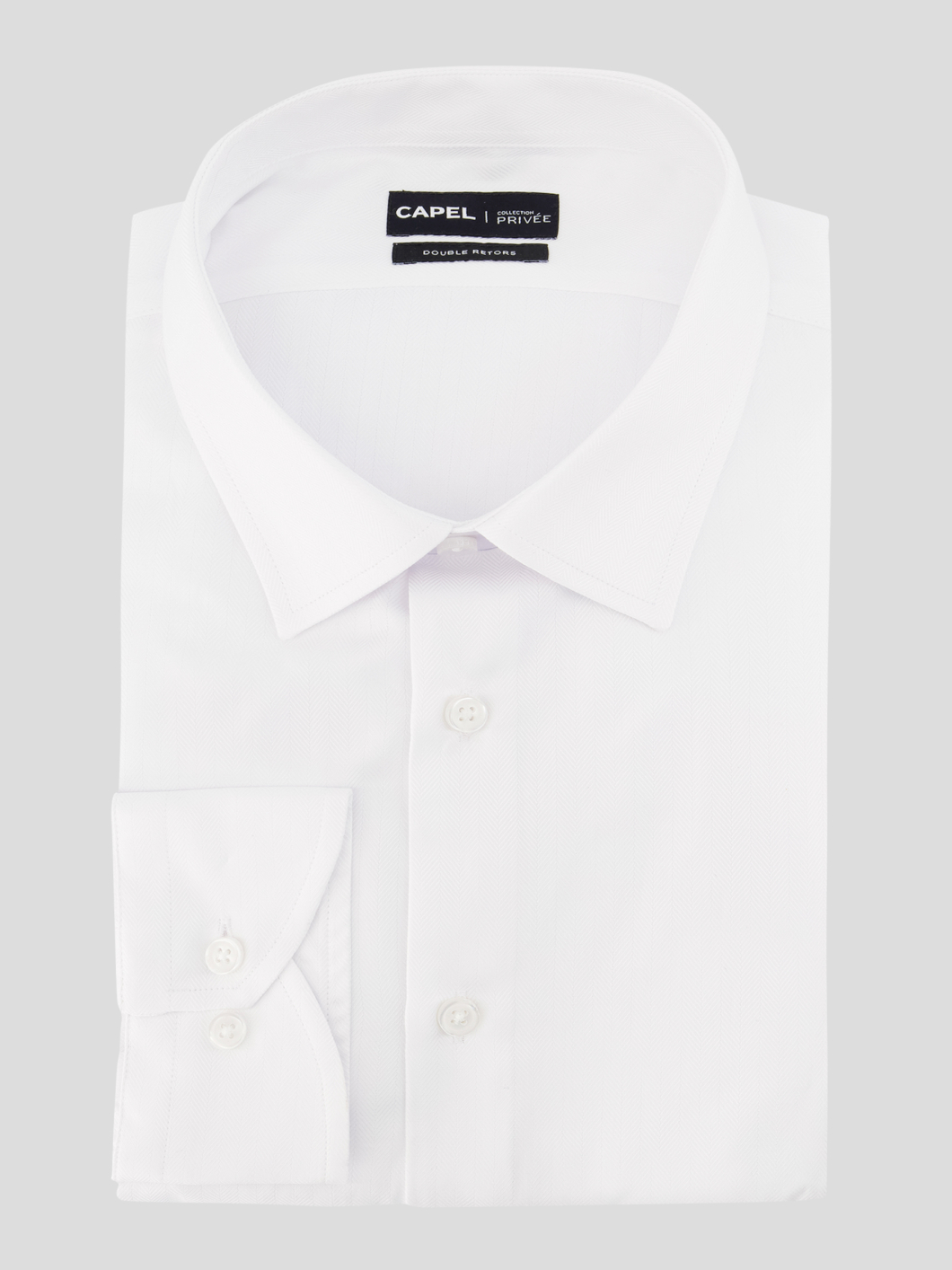 Chemise Doub. Retors Romeo/leo Collect. Privee Grande Taille blanc homme grande taille - Capelstore