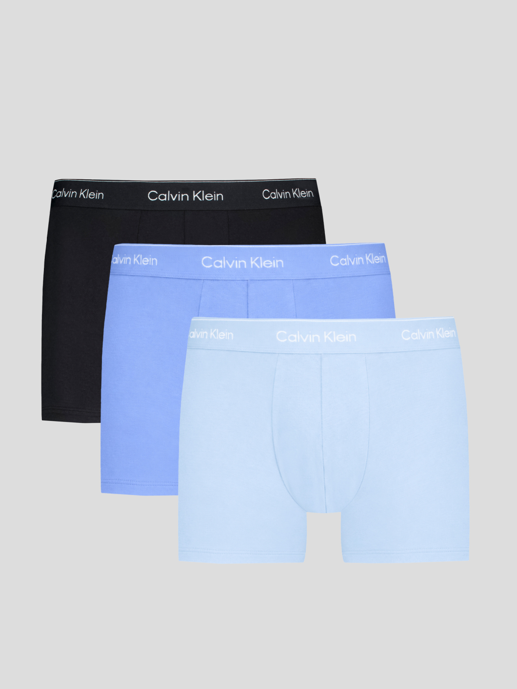 Pack 3 Boxers Noir/vert/bleu Calvin Klein Grande Taille noir/vert/bleu homme grande taille - Capelstore