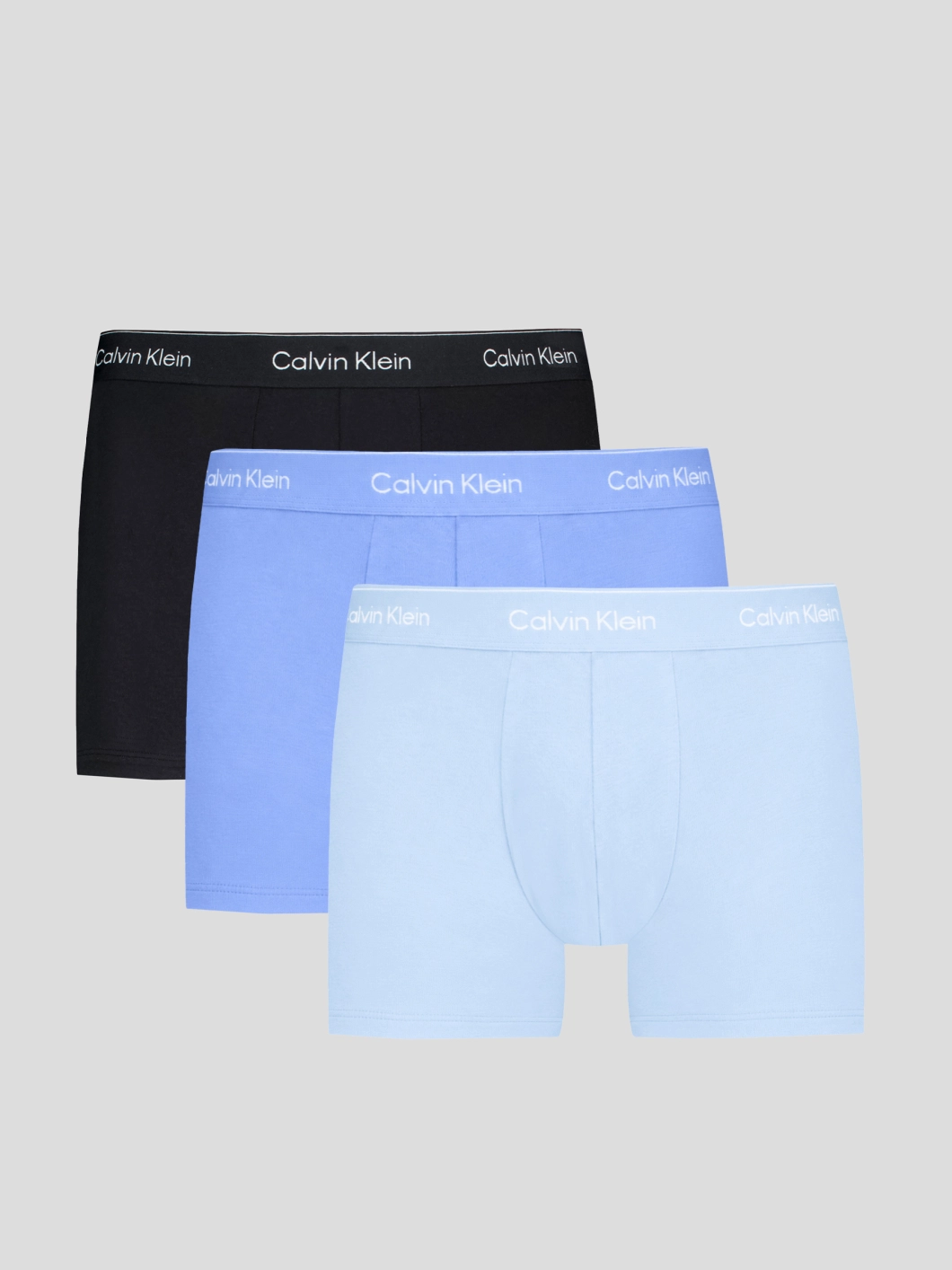 Pack 3 Boxers Noir/vert/bleu Calvin Klein Grande Taille noir/vert/bleu homme grande taille - Capelstore