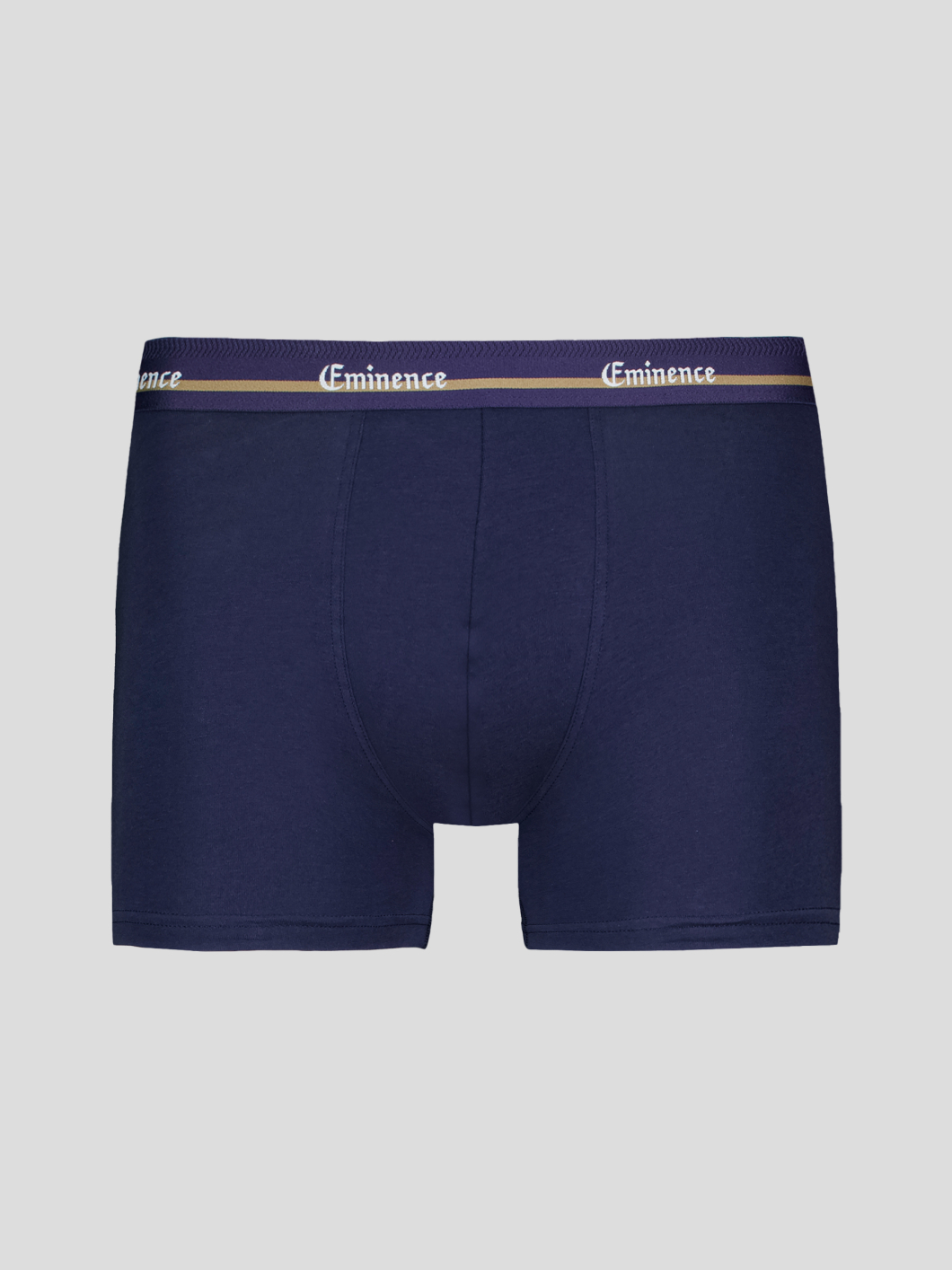 Pack 3 Boxers Unis Bleu Marine  Grande Taille Eminence - Capelstore